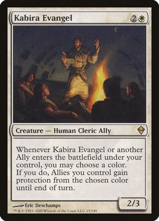 Kabira Evangel [Zendikar] | Exor Games Bridgewater