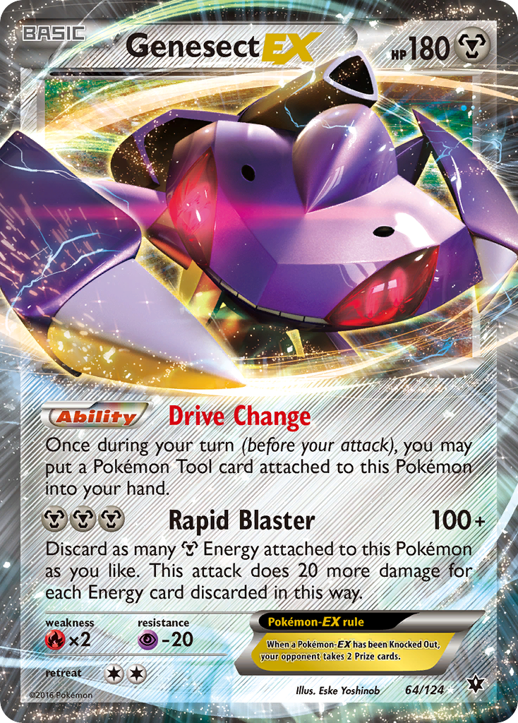 Genesect EX (64/124) [XY: Fates Collide] | Exor Games Bridgewater