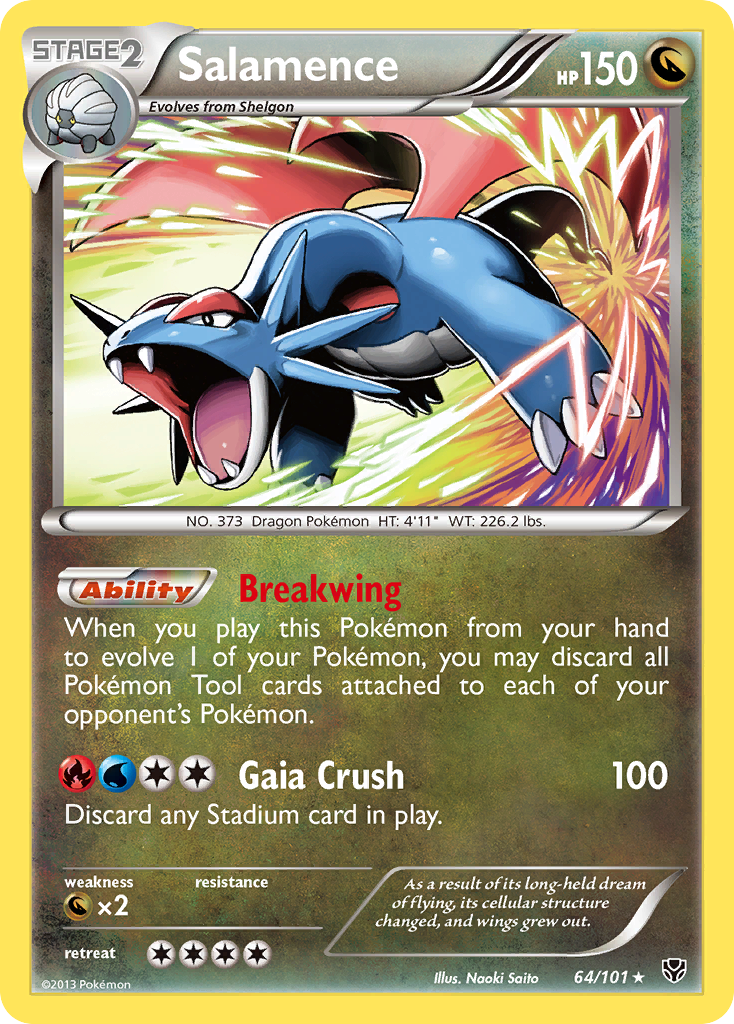 Salamence (64/101) [Black & White: Plasma Blast] | Exor Games Bridgewater