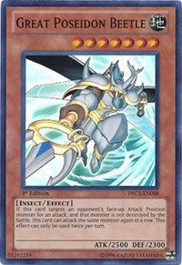 Great Poseidon Beetle [PRC1-EN008] Super Rare | Exor Games Bridgewater