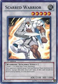 Scarred Warrior [PRC1-EN013] Super Rare | Exor Games Bridgewater