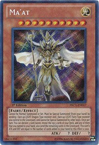 Ma'at [PRC1-EN017] Secret Rare | Exor Games Bridgewater