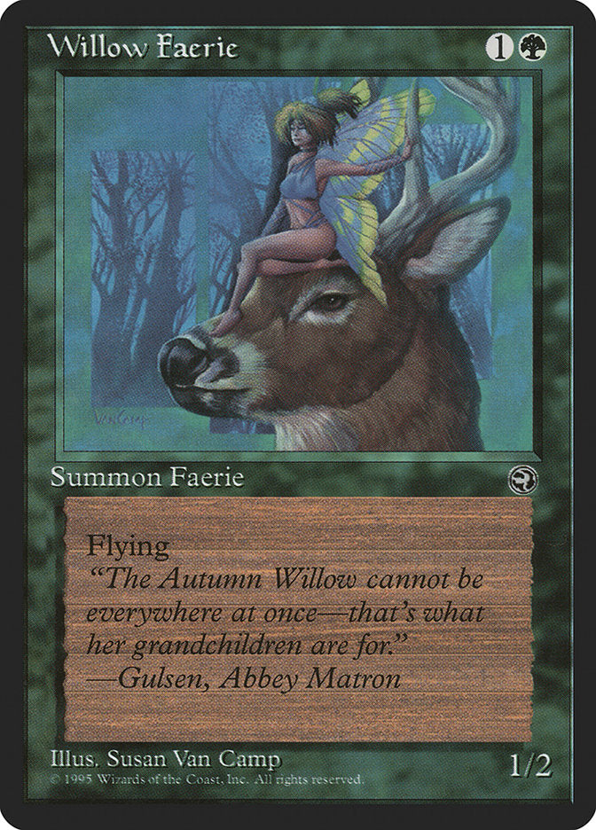 Willow Faerie (Gulsen Flavor Text) [Homelands] | Exor Games Bridgewater