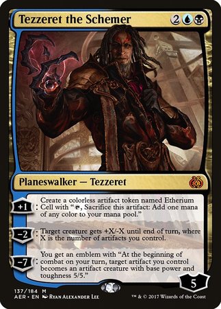 Tezzeret the Schemer [Aether Revolt] | Exor Games Bridgewater