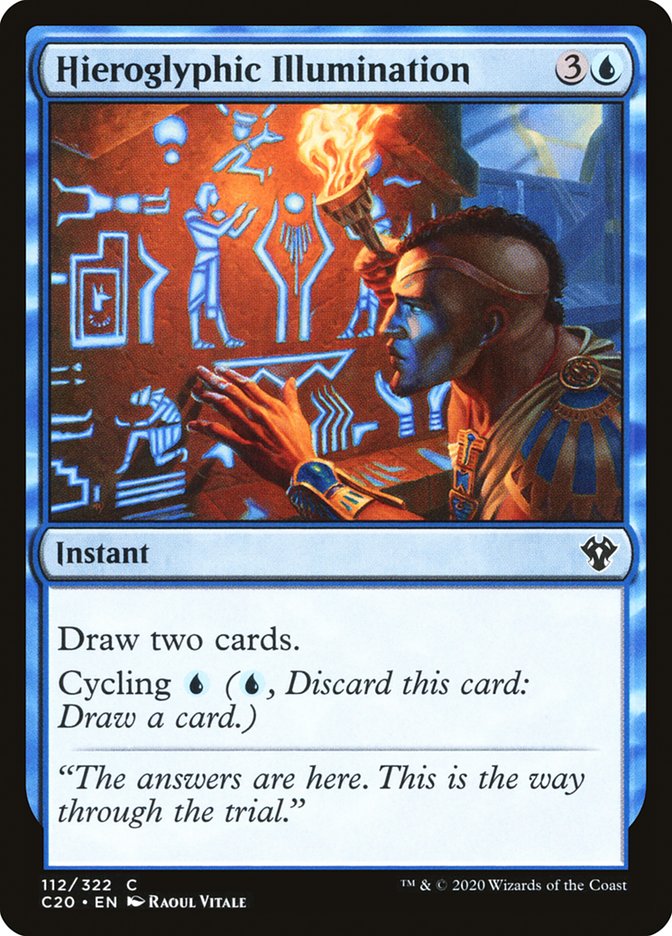 Hieroglyphic Illumination [Commander 2020] | Exor Games Bridgewater