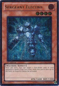 Sergeant Electro (UTR) [PHSW-EN090] Ultimate Rare | Exor Games Bridgewater