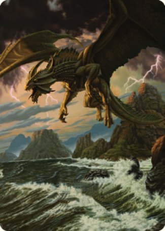 Ancient Bronze Dragon Art Card (03) [Commander Legends: Battle for Baldur's Gate Art Series] | Exor Games Bridgewater