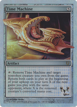 Time Machine (Alternate Foil) [Unhinged] | Exor Games Bridgewater