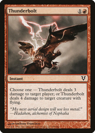 Thunderbolt [Avacyn Restored] | Exor Games Bridgewater
