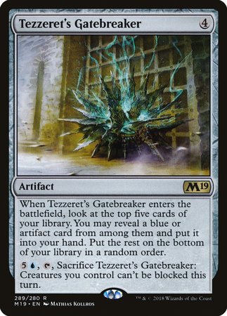 Tezzeret's Gatebreaker [Core Set 2019] | Exor Games Bridgewater