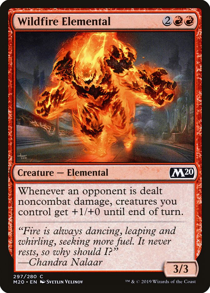 Wildfire Elemental [Core Set 2020] | Exor Games Bridgewater