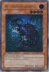 Destroyersaurus (UTR) [FOTB-EN017] Ultimate Rare | Exor Games Bridgewater