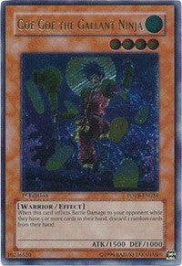 Goe Goe the Gallant Ninja (UTR) [FOTB-EN024] Ultimate Rare | Exor Games Bridgewater