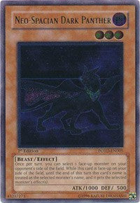 Neo-Spacian Dark Panther (UTR) [POTD-EN005] Ultimate Rare | Exor Games Bridgewater