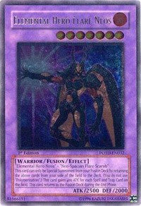 Elemental Hero Flare Neos (UTR) [POTD-EN032] Ultimate Rare | Exor Games Bridgewater