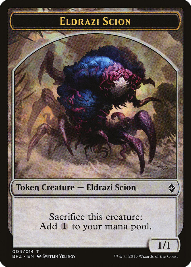 Eldrazi Scion (004/014) [Battle for Zendikar Tokens] | Exor Games Bridgewater