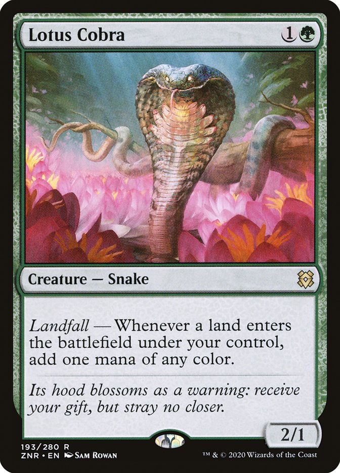 Lotus Cobra [Zendikar Rising] | Exor Games Bridgewater