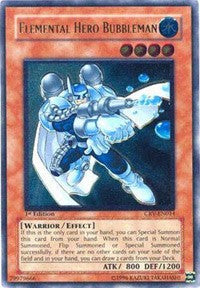 Elemental Hero Bubbleman (UTR) [CRV-EN014] Ultimate Rare | Exor Games Bridgewater