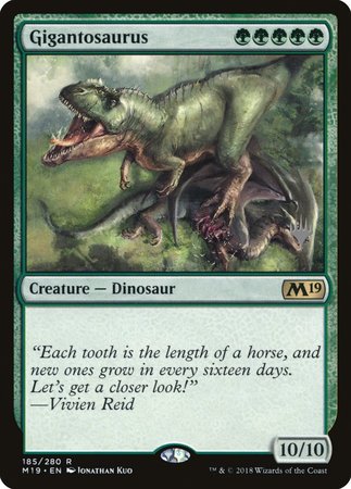 Gigantosaurus [Core Set 2019 Promos] | Exor Games Bridgewater