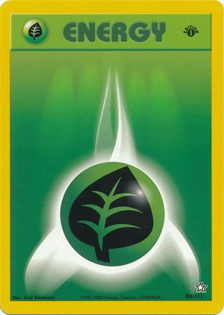 Grass Energy (108/111) [Neo Genesis Unlimited] | Exor Games Bridgewater