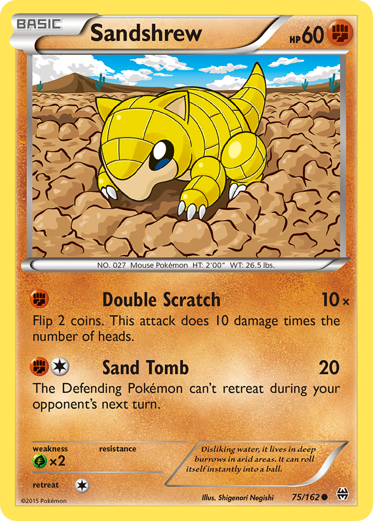 Sandshrew (75/162) [XY: BREAKthrough] | Exor Games Bridgewater