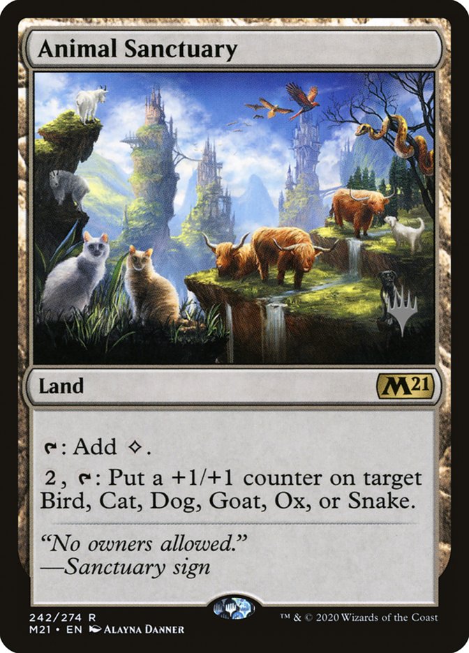 Animal Sanctuary (Promo Pack) [Core Set 2021 Promos] | Exor Games Bridgewater