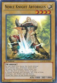 Noble Knight Artorigus [GAOV-EN000] Super Rare | Exor Games Bridgewater