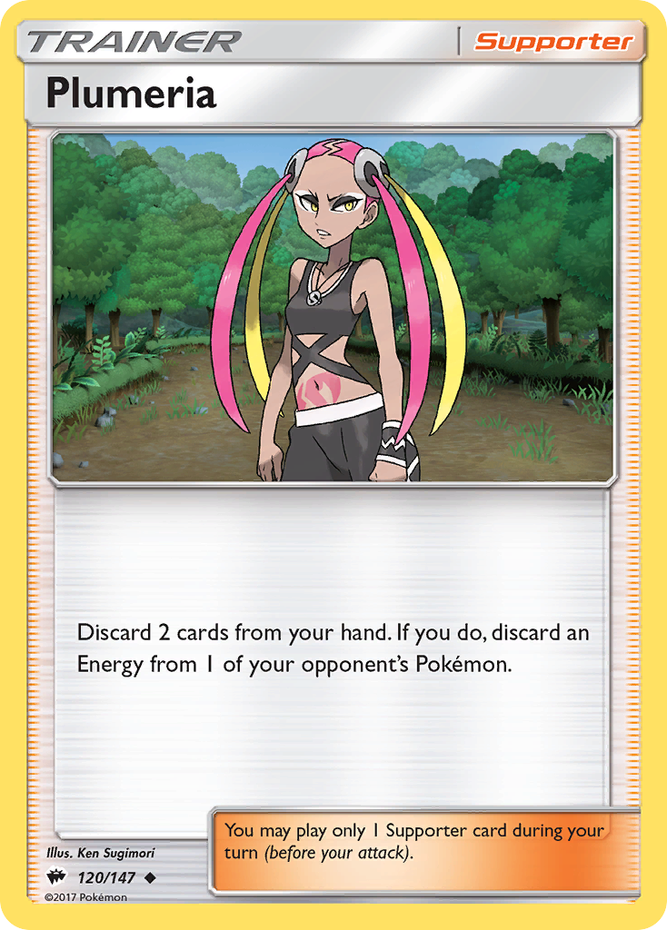 Plumeria (120/147) [Sun & Moon: Burning Shadows] | Exor Games Bridgewater