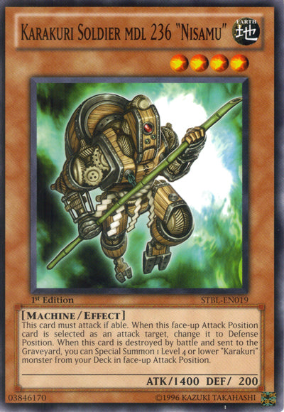 Karakuri Soldier mdl 236 Nisamu [STBL-EN019] Common | Exor Games Bridgewater
