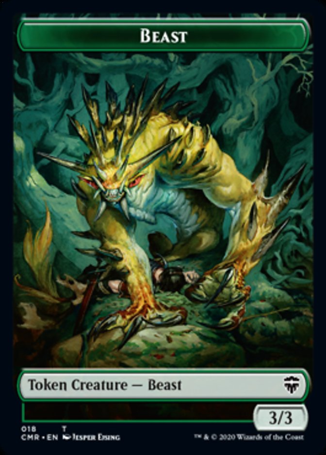 Beast (18) // Beast Token (19) [Commander Legends Tokens] | Exor Games Bridgewater