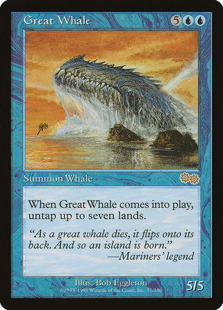 Great Whale [Urza's Saga] | Exor Games Bridgewater