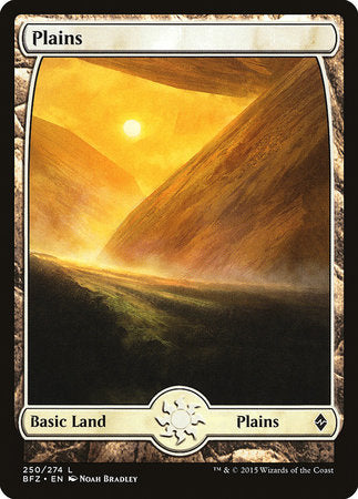 Plains (250) - Full Art [Battle for Zendikar] | Exor Games Bridgewater