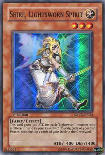 Shire, Lightsworn Spirit [SOVR-EN082] Super Rare | Exor Games Bridgewater