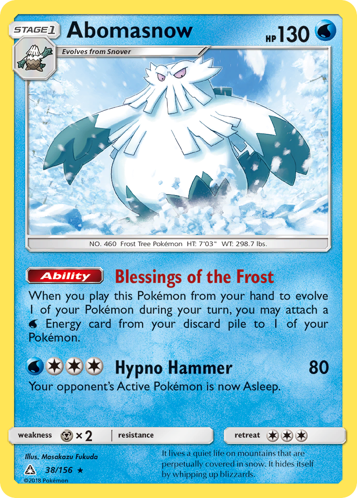 Abomasnow (38/156) [Sun & Moon: Ultra Prism] | Exor Games Bridgewater