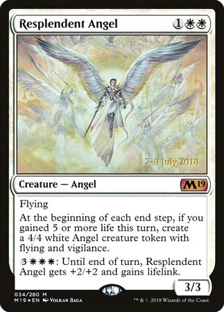 Resplendent Angel [Core Set 2019 Promos] | Exor Games Bridgewater