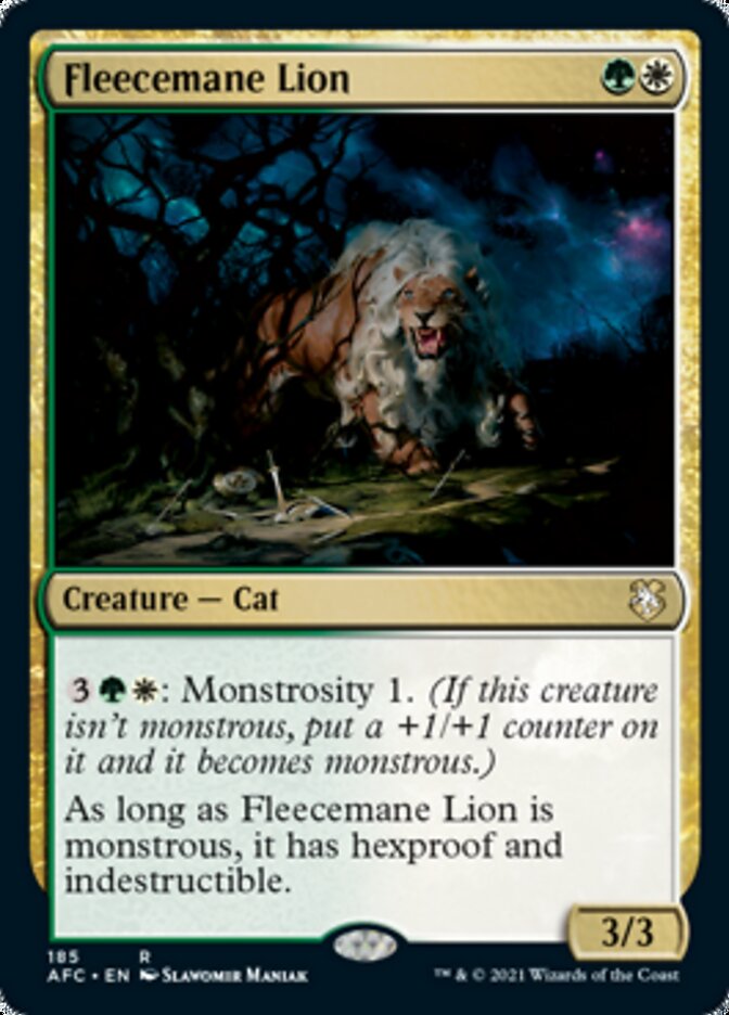 Fleecemane Lion [Dungeons & Dragons: Adventures in the Forgotten Realms Commander] | Exor Games Bridgewater