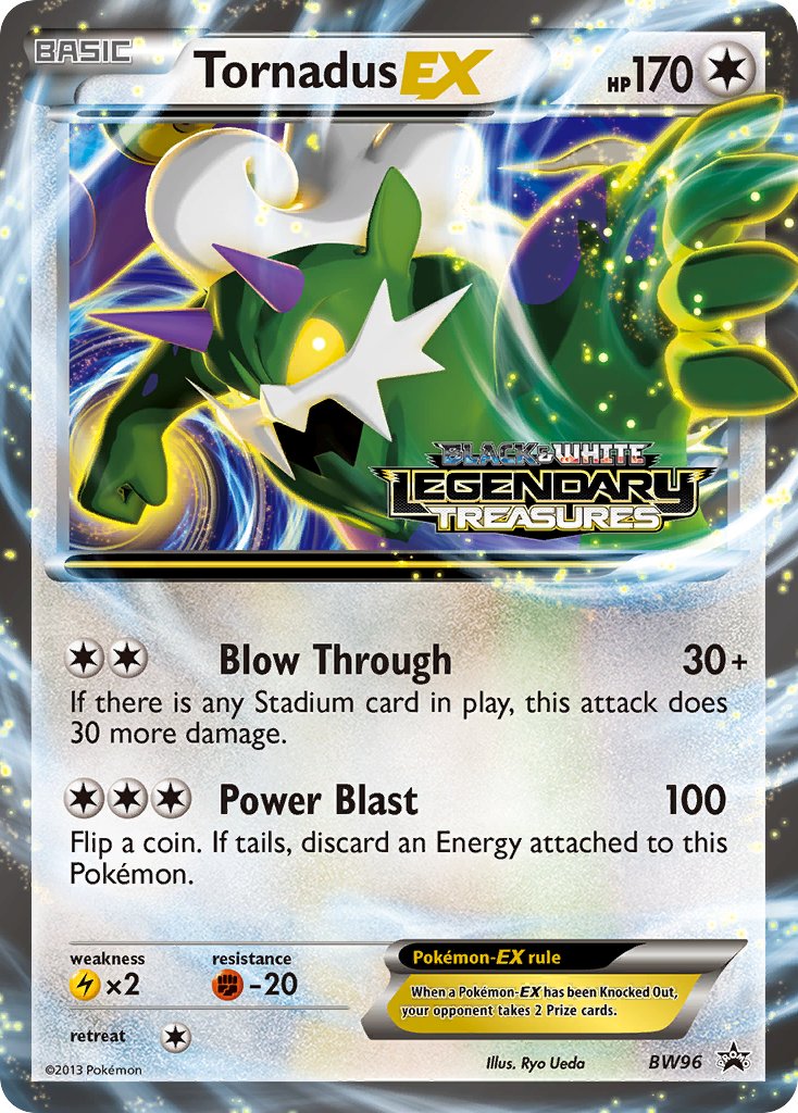 Tornadus EX (BW96) [Black & White: Black Star Promos] | Exor Games Bridgewater