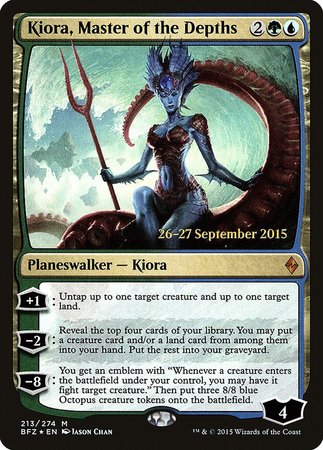 Kiora, Master of the Depths [Battle for Zendikar Promos] | Exor Games Bridgewater