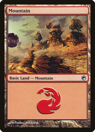 Mountain (245) [Scars of Mirrodin] | Exor Games Bridgewater