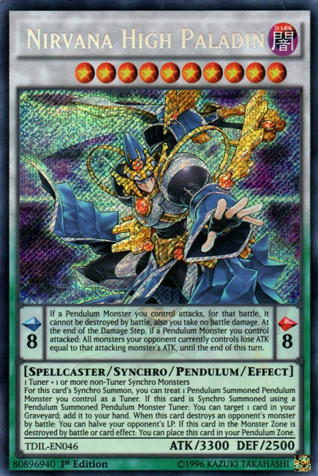 Nirvana High Paladin [TDIL-EN046] Secret Rare | Exor Games Bridgewater