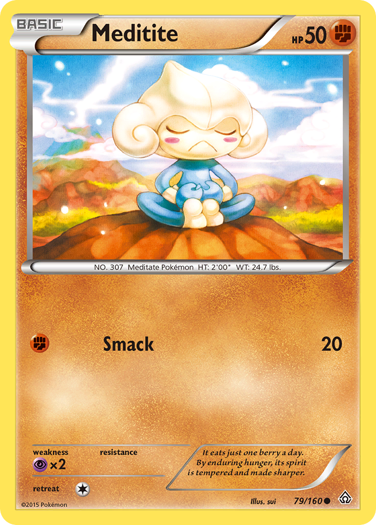 Meditite (79/160) [XY: Primal Clash] | Exor Games Bridgewater