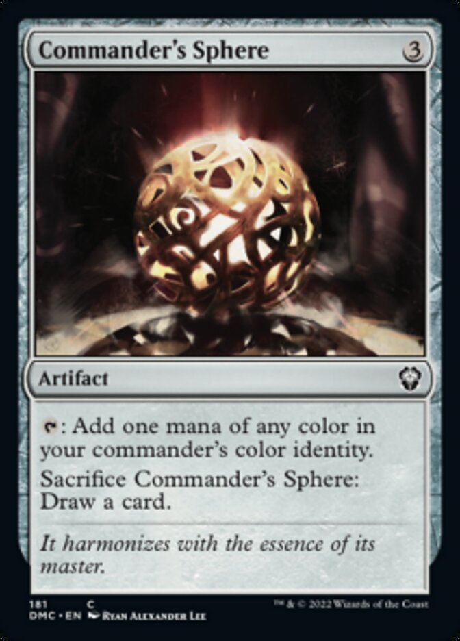 Commander's Sphere [Dominaria United Commander] | Exor Games Bridgewater