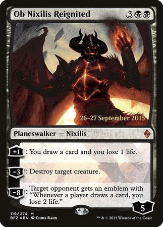 Ob Nixilis Reignited [Battle for Zendikar Promos] | Exor Games Bridgewater