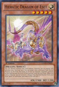 Hieratic Dragon of Eset [GAOV-EN020] Common | Exor Games Bridgewater