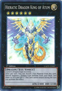 Hieratic Dragon King of Atum [GAOV-EN047] Super Rare | Exor Games Bridgewater