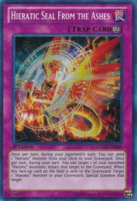 Hieratic Seal From the Ashes [GAOV-EN088] Secret Rare | Exor Games Bridgewater