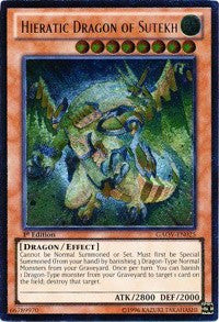 Hieratic Dragon of Sutekh (UTR) [GAOV-EN025] Ultimate Rare | Exor Games Bridgewater