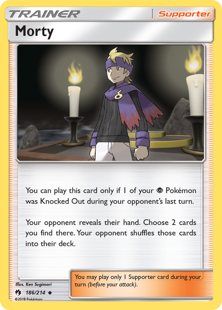 Morty (186/214) [Sun & Moon: Lost Thunder] | Exor Games Bridgewater