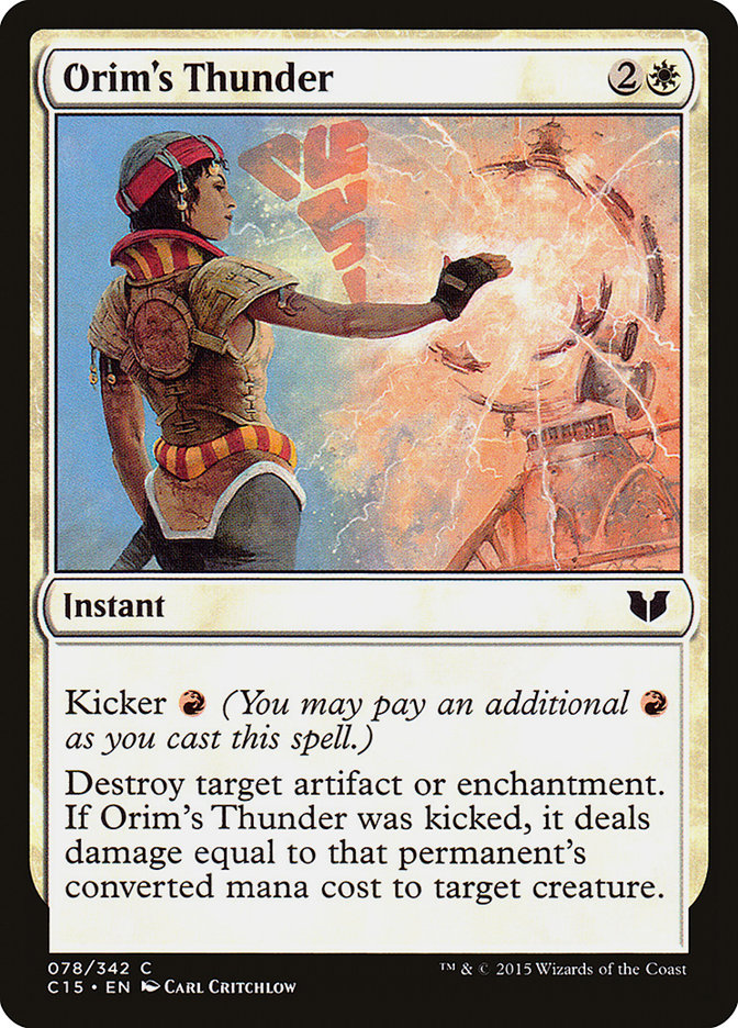 Orim's Thunder [Commander 2015] | Exor Games Bridgewater