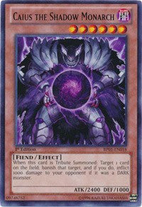 Caius the Shadow Monarch [BP01-EN018] Rare | Exor Games Bridgewater